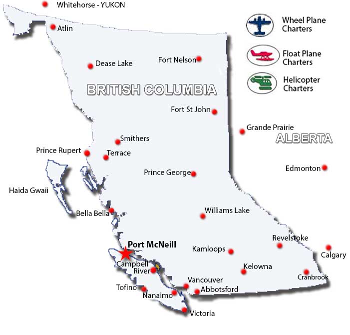 Port McNeillCharter Flights
